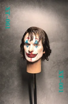 1/6 XT001 Smieklīgi Joker Klauns Joaquin Phoenix 100% Roku darbs Amatniecības Matu Transplantācijas nodaļas Vadītājs Skulptūru Griešanai Faniem DIY