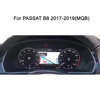 12.3 collu Auto LCD paneli, VW PASSAT, B8 CC GOLF 7 un Golf 7.5 2014 - 2019 GOLF GTI 2014+ instrumentu paneļa LCD daudzfunkcionāla
