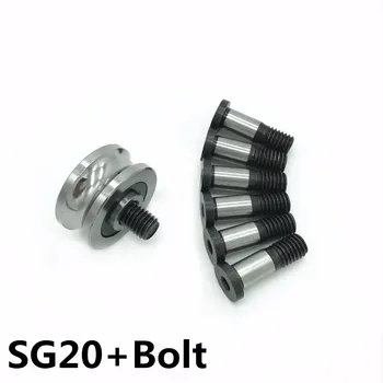 2gab SG20+Izdzēs Gultņu un skrūve ir atbalstīt pārdošanas U groove paturot 6x24x11 mm dubultā rinda aizzīmogotā ar lodīšu gultņiem 0