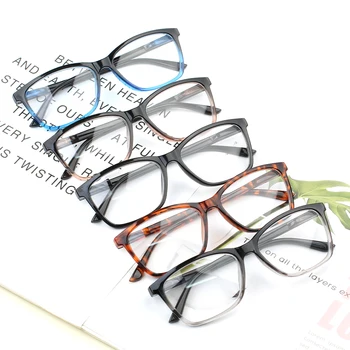 Boncamor Lasīšanas Brilles Pavasara Viru HD Lasītājs Recepšu Brilles Vīriešu un Sieviešu Klasisko Taisnstūra Dekoratīvas Brilles