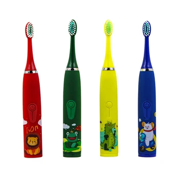 Bērnu Elektriskā zobu Suka Bērniem USB Uzlādes zobu Suka 3 līdz 12 Gadiem Bērniem Tīrīšanas Aprūpes Mutvārdu Baktērijas ar 6 Suka Galvas