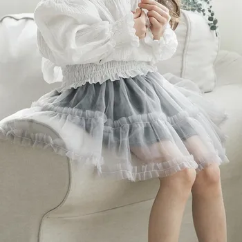 DFXD Pavasara Vasaras Meitenes Tutu Svārki Modes Jauns Bērnu Apģērbs Kāzu svinības Bērniem, Acu Raibs Princese Bumbu Kleita 3-14Y