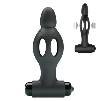 Dobi Butt Plug Anālais Vibrators Unisex 10 Ātrumu Silikona Anālais Dilator Prostatas Massager Tūpļa Paplašināt Pieaugušo Seksa Rotaļlietas Vīriešiem