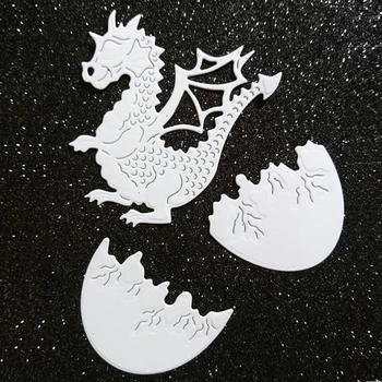 Dragon Metāla, Tērauda Griešanas Mirst Amatniecības DIY Scrapbooking Dekoratīvās Papīra Kartēm Asmens Perforators Trafaretu Reljefam