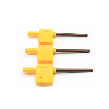 dzeltenā karoga uzgriežņu atslēgas T20 Instrumentu Turētāju Piederumi standarta Torx par CNC instrumentu turētāja Torx skrūves uzgriežņa atslēgas