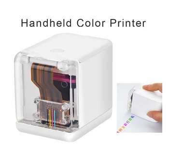 Jaunā Rokas Printera Kongten MBrush Mini Noņemamu Rokas pilnkrāsu Printeri USB Bezvadu Portatīvo Mbrush Printeri