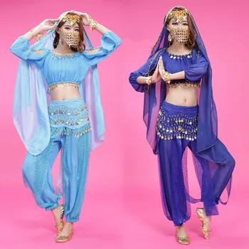 KARSTĀ PĀRDOŠANAS ! 2017 Seksīga Vēdera Deju Kostīms Sievietēm Indijas Deju Tērpi Sieviešu Sports Kostīmu Dancewear Bellydance Kleita 89