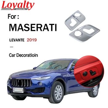 Lojalitātes par Maserati Levante 2019 Priekšējā Sēdekļa Regulēšanas Slēdzis Valdes Vāciņš Melns, ABS Oglekļa Šķiedras Auto Piederumi
