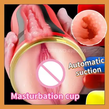 Masturbations Kausa Seksa Rotaļlietas Pieaugušajiem Preču Vīriešiem Vibrators Maksts Mutvārdu Blowjob Maksts Vakuuma Nepieredzējis Automātiskā Vīriešu Masturbator 