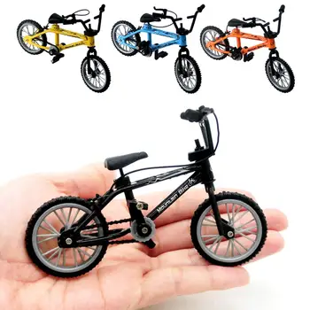Mini Sakausējuma Velosipēdu Modelis Lējumiem Metāla Pirkstu Kalnu velosipēds Sacīkšu Rotaļlietas Līkums Ceļa Simulācijas Kolekcijas Rotaļlietas bērniem 1:10