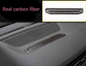 Oglekļa šķiedras Interjera Centrā Konsoles GPS Panelis Melns, der Audi Q7 2016-2019 Auto modifikāciju Auto daļas