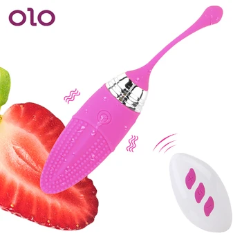 OLO Mēles Laiza Vibrators ar Bezvadu Tālvadības Maksts G-spot Massager 12 Frekvenču Stimulēt Klitoru Seksa Rotaļlietas, Lai Sieviete