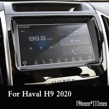 Par Haval H9 2015-2020 Auto GPS Navigācijas Ekrāna Aizsargs, Auto Interjera 9H Rūdīta Stikla ar aizsargplēvi Auto Piederumi