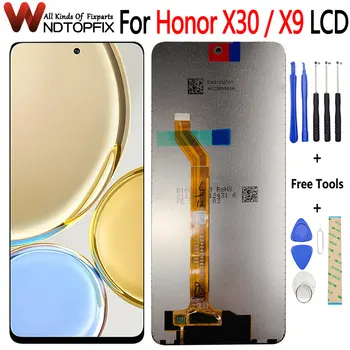 Pārbaudīts, Huawei Honor X30 LCD JEBKURU-AN00 Touch Screen Digitizer Montāža Rezerves Daļas Par Godu X9 X9 5G LCD Ekrānu