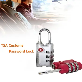 sakausējuma Ūdensnecaurlaidīgu Bagāžas Aizsardzība, Drošība TSA Muitas Bloķēšanas Anti-theft 3 Ciparu Kombinācija Atslēga Droši Koda Atslēga