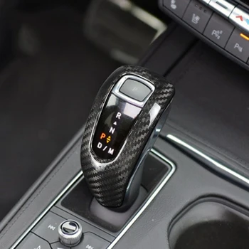 Shift melns vāks Cadillac XT4 CT6 Shift knob visu segtu pārnesumu kloķi Oglekļa šķiedras interjera pārveidošana apdare piederumi