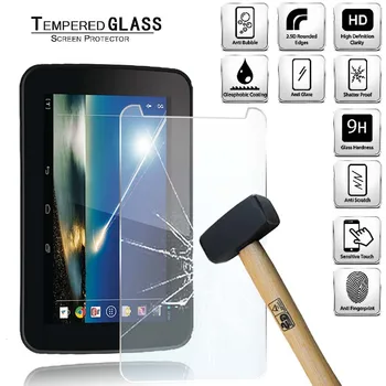 Tablete Rūdīta Stikla Ekrāna Aizsargs Vāks Tesco Windows Connect 7 Planšetdatoru, sprādziendrošas Rūdīts Filmu