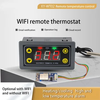 WIFI Remote Termostats Augstas Precizitātes Digitālo Temperatūras regulators Modulis Cool Siltuma APP Temperatūra Kolekcija ar NTC Zondi