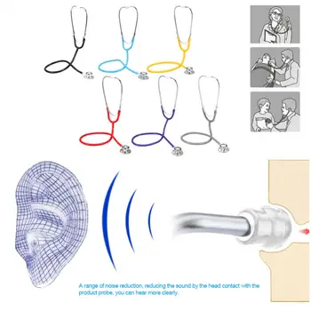 Precīzu profesionālo stethoscope palīdz viena galva stethoscope portatīvo medicīnas stethoscope ierīces rīks 1