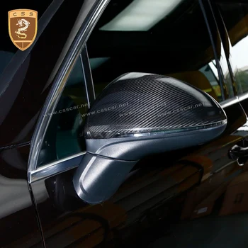 Par Cayenne 2015 2016 2017 Oglekļa šķiedras Sānu Ārējie Spoguļi Segtu KF Pievienot Stilu Atpakaļskata Spoguļa Vāks Porsche Cayenne 15-17 2