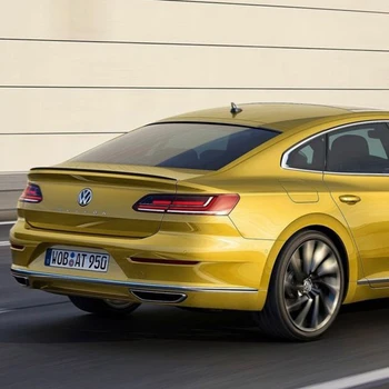 Par Volkswagen Arteon CC Spoilers Augstas Kvalitātes ABS Materiāla, Automašīnas Aizmugurējo Spārnu Gruntējuma Krāsu vēja aizsargs Priekš Volkswagen CC Spoilers 2019 3
