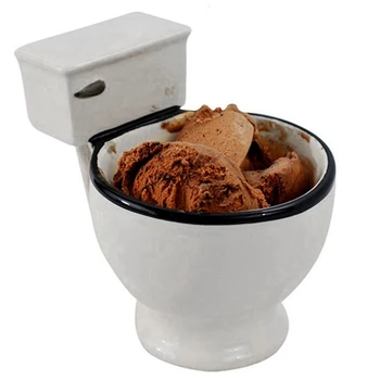 SHGO KARSTI Jaunums Tualetes Keramikas Krūze ar Rokturi 300Ml Kafija Tēja Piens, saldējums Kausa Funny Dāvanas 4