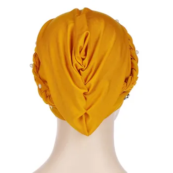 Sieviešu Frēzēšana Pīņu Cepure Musulmaņu Savirmot Vēža Turban Wrap Klp Vingrotājs Cepure Beisbola cepure ar Atstarojošu 4