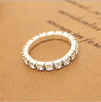 2022New korejas modes dimanta gredzenu komplekts dimanta mirdzums stiept sudraba hipster sieviešu gredzenu, vairumtirdzniecība 5